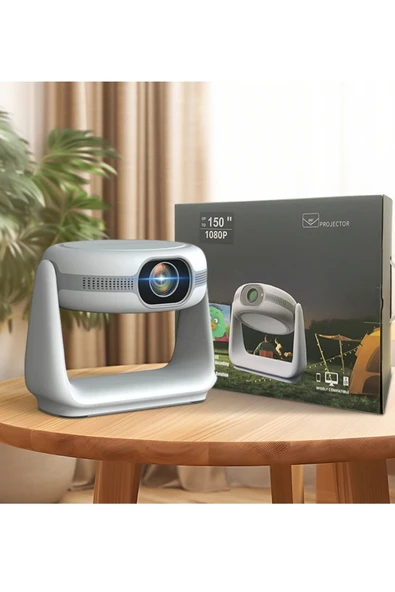 Glr K1 Android 11.0 Destekli 4K Otomatik Odaklama Projektör 150 İnç Görüntü, Ayarlanabilir Akıllı Projektör