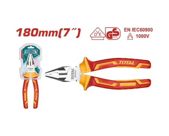 Total Vde İzoleli Pense 180mm Thtıp2171 - Resim 2