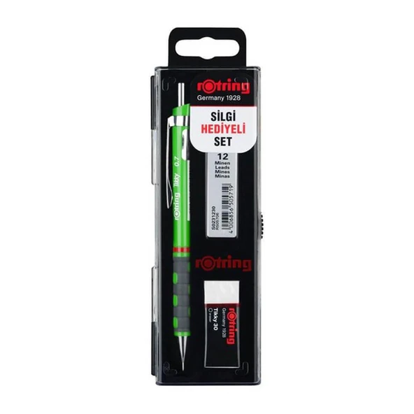 Rotring Tıkky Mekanik Kurşun Kalem Okul Seti 0.5 Beyaz