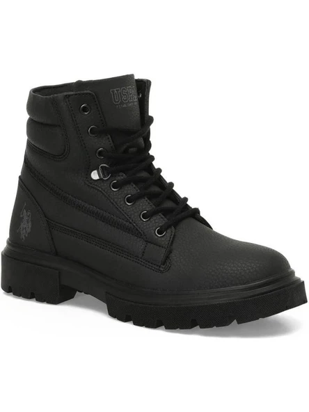 U.S.POLO ASSN.NOE 4PR SİYAH COMFORT CASUAL ANATOMİK FERMUARLI BOT ürün görseli
