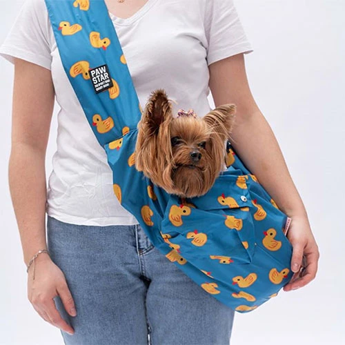 Pawstar Ördekli Crossbody Küçük Irk Köpek Taşıma Çantası 50x15x20 Cm ürün görseli
