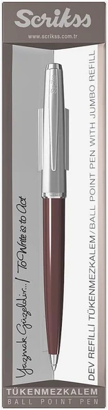 Scrikss 78 Metropolis Tükenmez Kalem Bordo ürün görseli