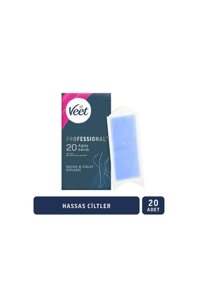 Veet Professyonel Ağda Bandı Hassas Promo 20'li ürün görseli