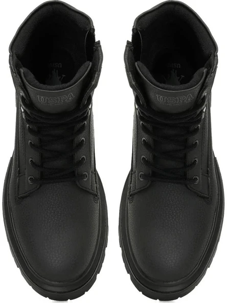 U.S.POLO ASSN.NOE 4PR SİYAH COMFORT CASUAL ANATOMİK FERMUARLI BOT - Resim 5