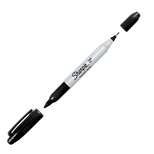 Sharpie Permanent Markör Kalem Twin Tip Karışık Renk 8'li - Resim 2