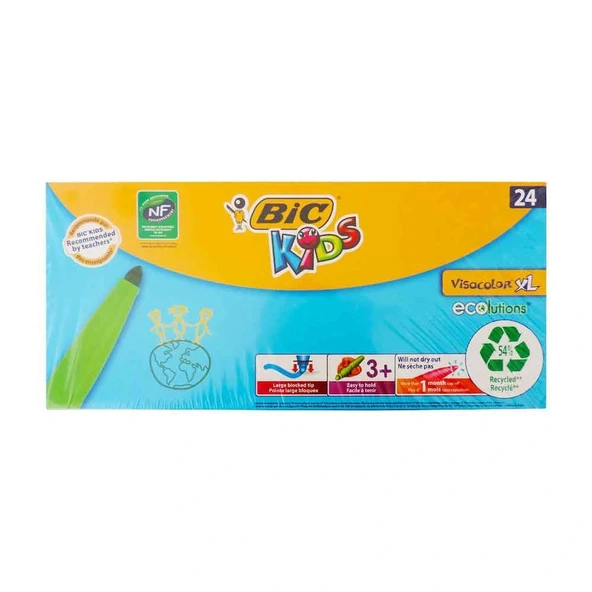 Kids Visacolor XL Keçeli Boya Kalemi 24 Renk U245309 ürün görseli