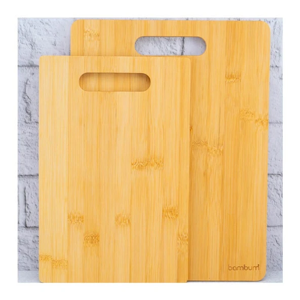 Bambum Leona ikili Kesme Tahtası - Resim 2