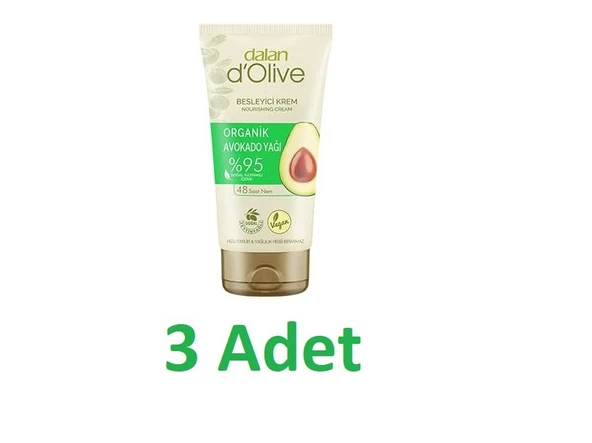 Dalan d'Olive Besleyeci Krem Avokado 60 ml 3 Adet