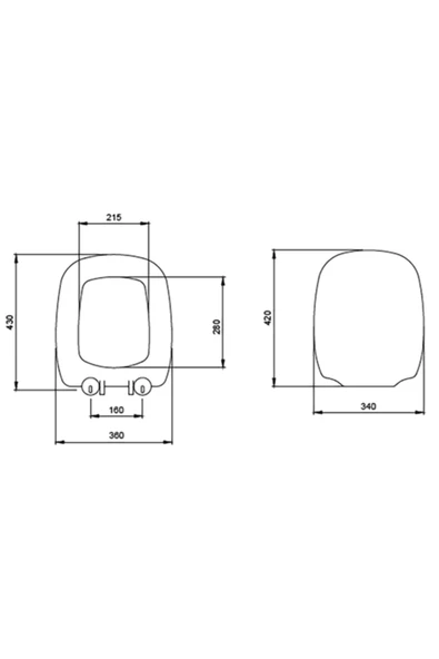 Fenice Klozet Kapağı Mat Somon A0327-032 - 2