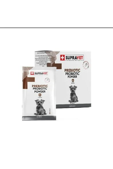 Supravet Köpekler için Toz Probiyotik ve Prebiyotik Takviyesi 30 Adet 10 Gr ürün görseli