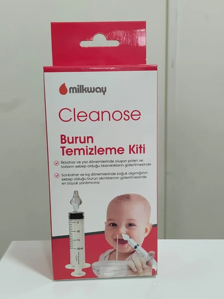 Milkway Cleanose Burun Yıkama Kiti 20 ml Şırınga 2'li