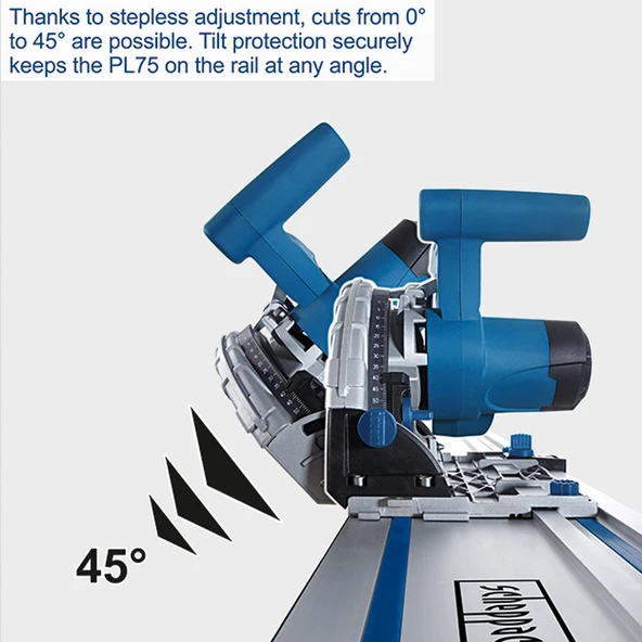 Scheppach PL75 Daldırmalı Daire Testere 1600W - 5901804901 - 2