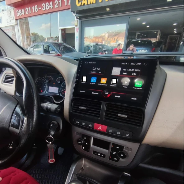 Fiat Doblo 2K Görüntü Kalitesi Multimedya Sistemi 8+256 Myway 11-15 ürün görseli 1