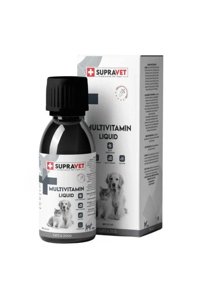 Supravet Multivitamin Kedi ve Köpek Sağlığı için Sıvı Damla 100 Ml ürün görseli