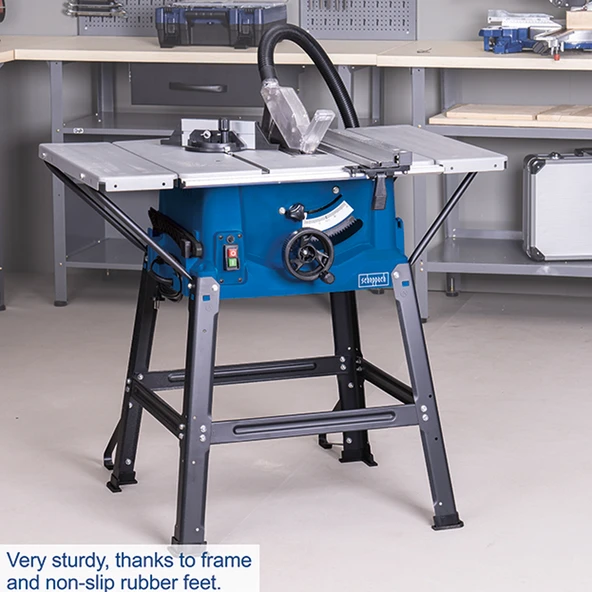 Scheppach HS100S Tablalı Yatar Testere 250 Mm 2000W - 5901310905 - 4