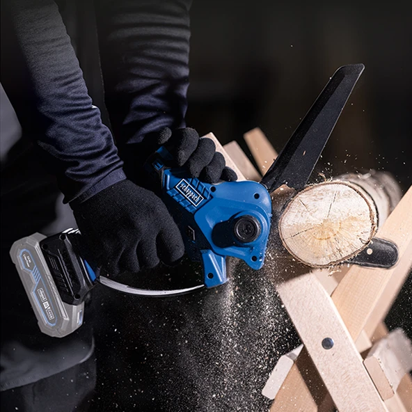 Scheppach BC-PS150 20V 1x2.0Ah Akülü Dal Budama Testeresi - 5910310400 - 4