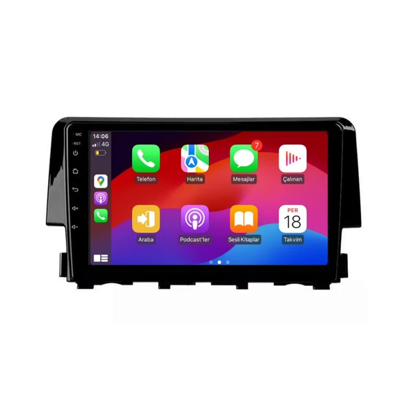 Honda FC5 2K Görüntü Kalitesi Android 15 Multimedya Sistemi 8+256 Myway 16-20 - Resim 3