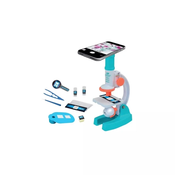 Eğitici Çocuk Mikroskop Set 100/450/900X 44 Parça ürün görseli