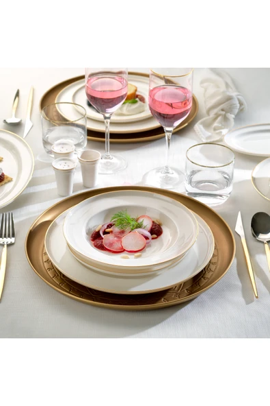 Schafer Mandy Gold 56 Parça 12 Kişilik Yemek Takımı - Resim 6