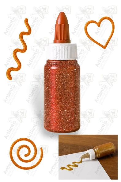 Simli Yapıştırıcı 50 gr 1 Adet Bubu Simli Uhu 6 lı Anasınıfı Kreş Süsleme Etkinlik Yıkanabilir Zararsız - 2