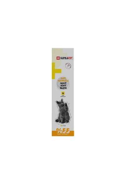 Supravet Anti-hairball Malt Kedi Macunu 30gr (Tüy Yumağı Önleyici Ve Tüy Sağlığı Destekleyici) - Resim 4