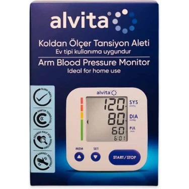 Alvita Koldan Ölçer Tansiyon Aleti ürün görseli 1