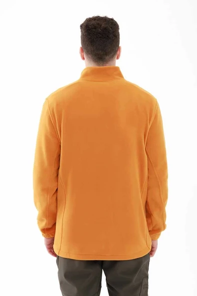 2AS Saka Tam Fermuarlı Erkek Polar Swetshirt Altın - 2