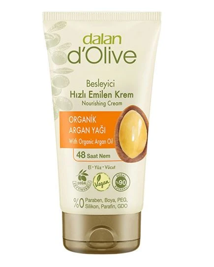 Dalan d'Olive Besleyeci Hızlı Emilen Krem Argan Yağı 60 ml