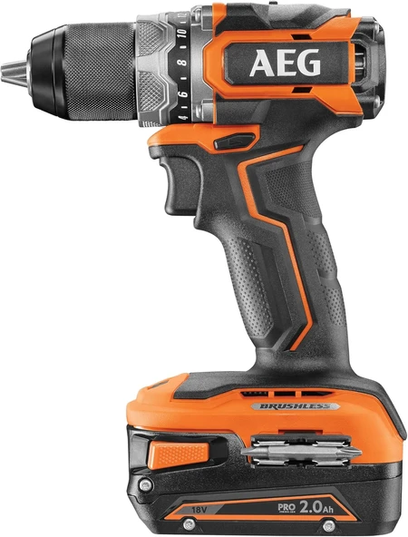Aeg BS 18SBL2-202C 2x2.0Ah Çift Akülü Kömürsüz Vidalama - 4935480056 - 2
