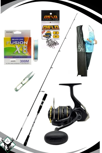 Oslo Salt Father 205cm 30-130gr Okuma Altera Sea ATES-4000A Jig Olta Seti ürün görseli