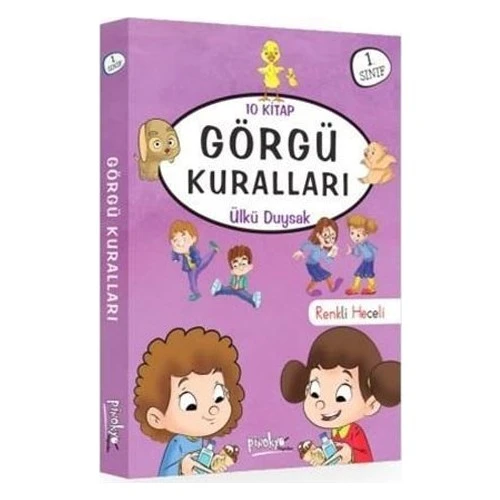 1. Sınıf Görgü Kuralları Serisi (10 Kitap Takım) ürün görseli