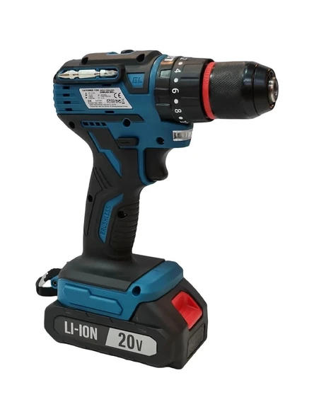 Catpower 1320 20 V 2.0 AH Kömürsüz Li-ion Çift Akülü Darbeli Vidalama