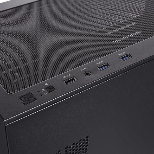 Thermaltake H390 TG CA -3Y9-65S1WE-00 650 W 80+ Bronze 4 RGB Fanlı Oyuncu Bilgisayar Kasası - 5