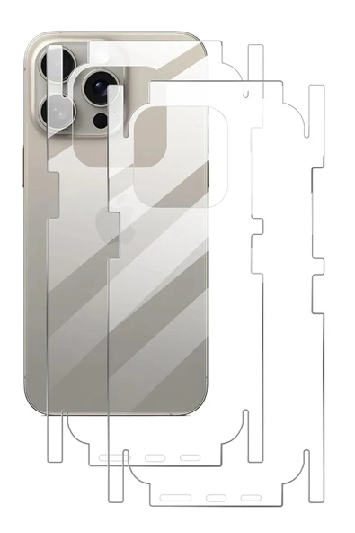 Litae Trend BFS  iPhone 16 Pro 360 Full Body Arka Koruyucu - Resim 2