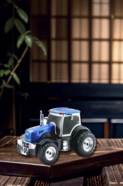 D42 Mavi Traktör Tasarım Usb/fm Radyo Bluetooth Hoparlör Speaker - 2