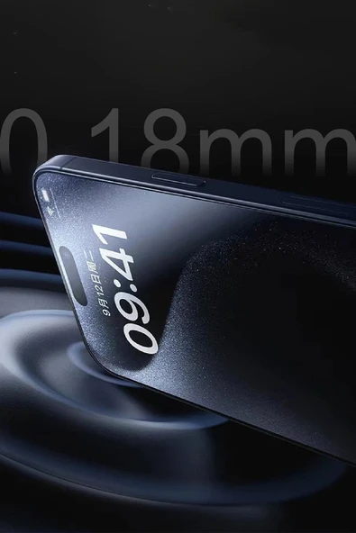 Litae Trend BFS  iPhone 15 Pro Bilvis 0.18mm Plus Cam Ekran Koruyucu - Resim 4