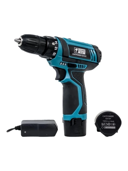 Catpower E5101 12V 1.3 Ah Li-ion Çift Akülü Vidalama