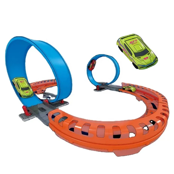 41 Parça Çek Bırak Araba Oyuncak Yarış Seti