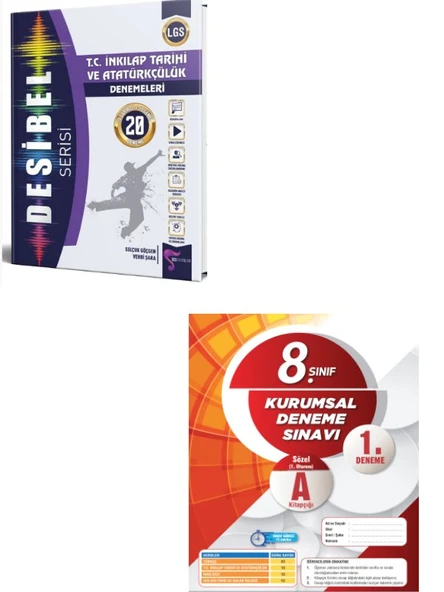 Yayınları 8. Sınıf Lgs T. C. Inkılap Tarihi Ve Atatürkçülük Desibel Serisi 20 Deneme - Resim 2