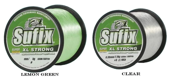 Sufix XL Strong Olta Misinası Clear 0,30 MM 600 MT - 2