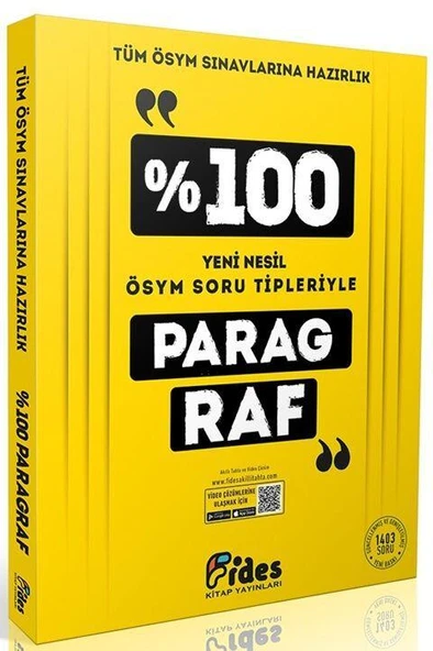 Fides %100 ÖSYM Soru Tipleriyle Paragraf ürün görseli