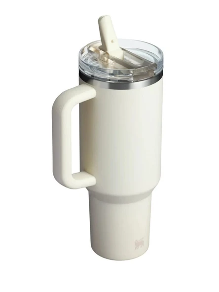 Stanley The Quencher Protour Flip Straw Sızdırmaz Pipetli Termos 1,18 LT Krem - Resim 2