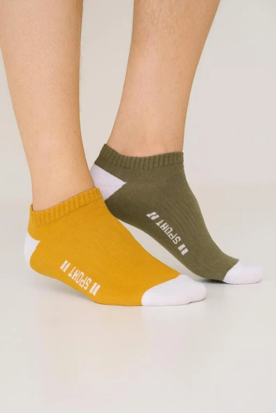 Erkek 6'lı spor soket çorap - 2