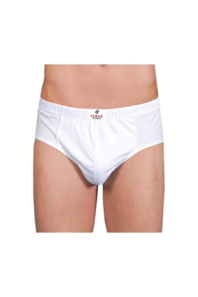 Seher Yıldızı Erkek Kom Slip (6 Adet) Beyaz ürün görseli 1