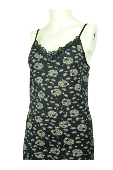 6 Adet Asorti İp Askılı Kadın Atlet - 5