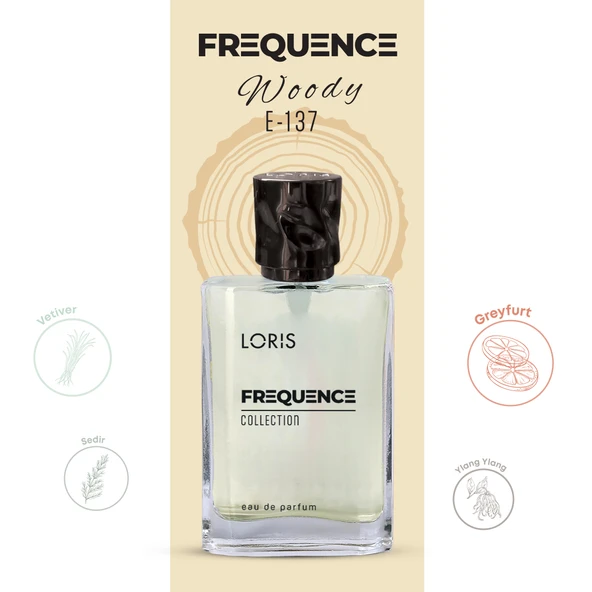 E-137 Frequence Erkek EDP Parfüm 50 ML - Resim 2