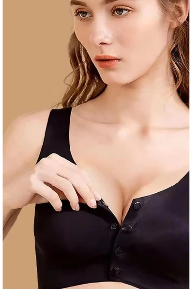 DoDe Flora Lazer Kesim Dikişsiz Önü Çıtçıtlı Açılabilir Rahat Bralet/Sütyen R.Y. 2013 ürün görseli 1