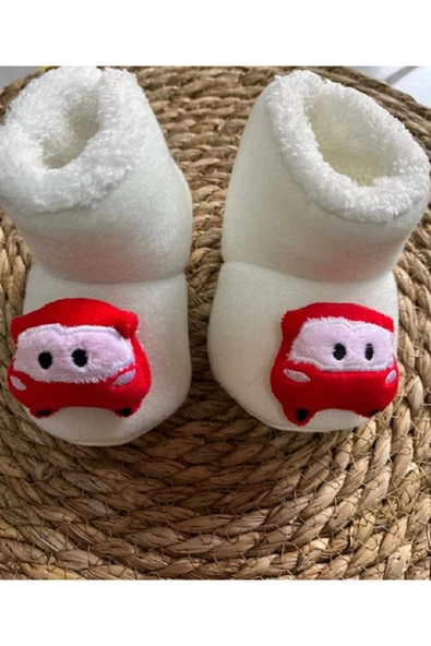 çamaşırsepeti BEBEK PANDUFU EV PATİĞİ BEBE YUMUŞAK DOKULU PELUŞ PATİK HEDİYELİK SEVİMLİ PANDUF 15-21 NUMARA ürün görseli 1