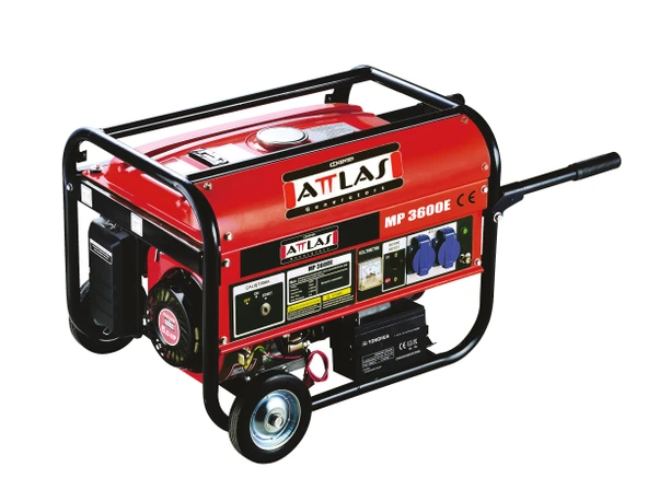 Attlas MP 3600 E Marşlı Benzinli Jeneratör 3 Kva 6.5 Hp - A0202005 - 3