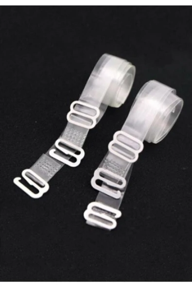 ÇamaŞırcıM Şeffaf Sütyen Askısı 1 Çift Askı Paketi - Resim 2